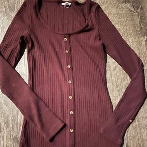 Purple full length bodycon